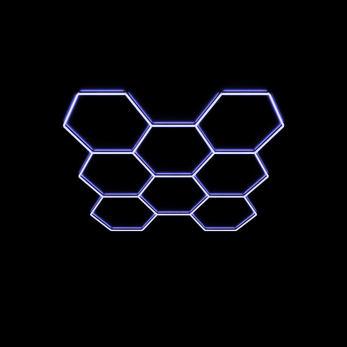 Luces LED RGB hexagonales