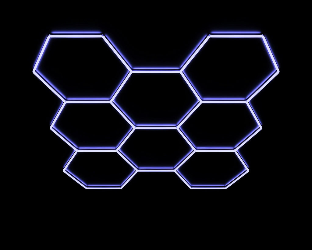 Luces LED RGB hexagonales