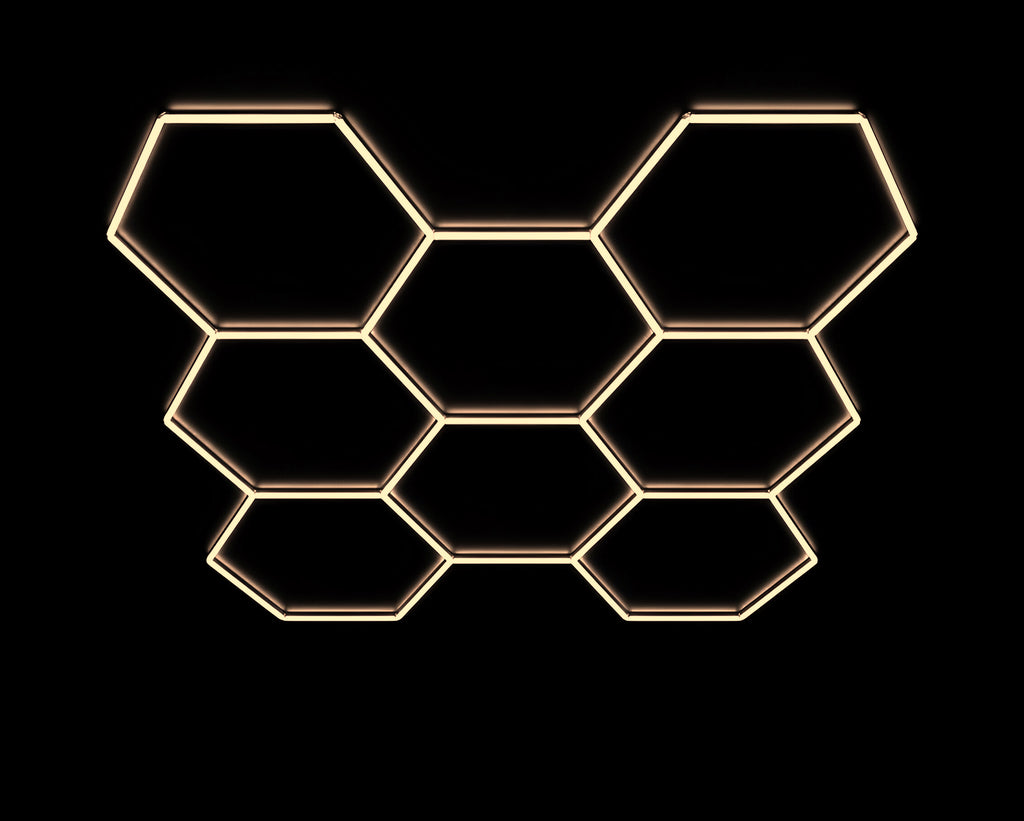 Luces LED RGB hexagonales