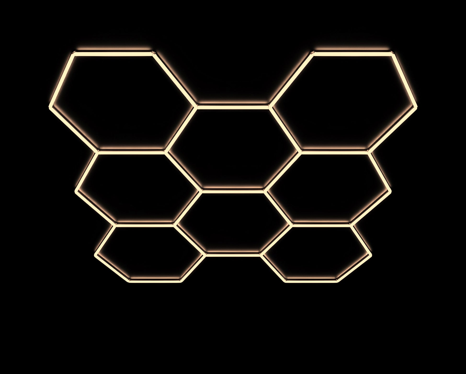 Luces LED RGB hexagonales